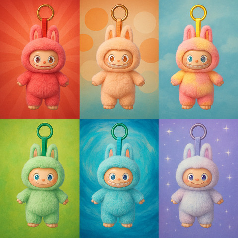 NOORTARA Labubu The Monsters Exciting Macaron Vinyl Blind Box