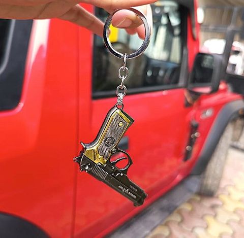Mpf Keychain OFM Tactical Defender Metal Gun Keychain with Holster Gross Fire Key ...