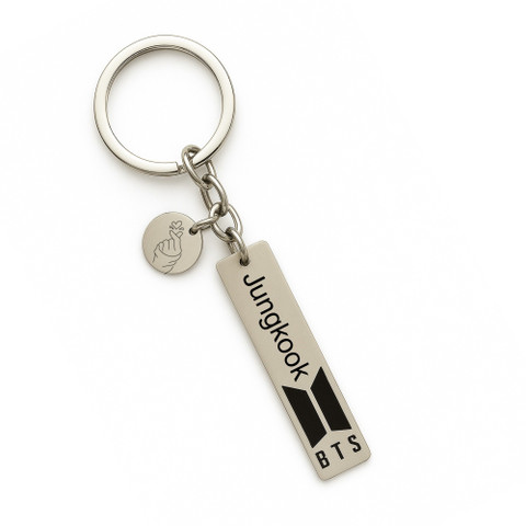PIJERA BTS Jungkook Stainless Steel Double-Sided Printed Metal