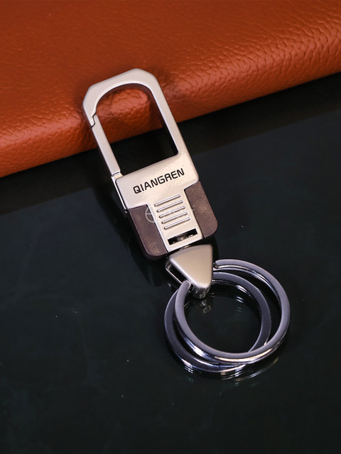 Elegant Lifestyle Luxury Keychain Black Clasp Classic Men Metal Key Holder  Romantic Gift, Creative Key Chain