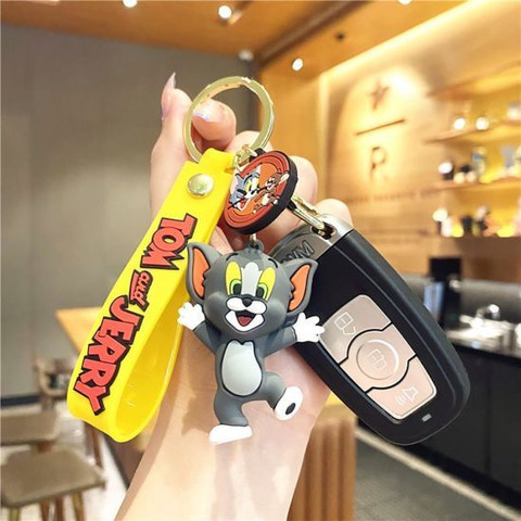 Seven Square Premium Cartoon Characters Tom 3D Rubber Silicone Toy