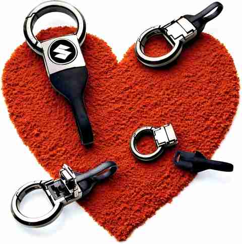 ADOREAL SUZUKI KEYCHAIN AND KEYRING FOR INVICTO | SWIFT | BREZZA