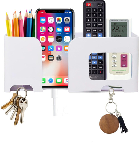 DSNS Mobile Charging Stand Keychain Remote Holder, Pen-Pencil Organizer  Pack OF Plastic Key Holder