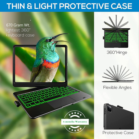 Typecase type Flexbook 360° iPad Keyboard case for Air 5th/4th Gen