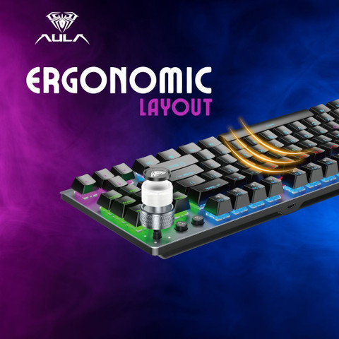 Aula M75 Bluetooth, Wired USB Tenkeyless Gaming Keyboard Compatible ...