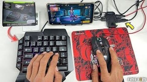 BCG Bluetooth Gaming Keyboard Mouse Combo for Smartphone - Image 5