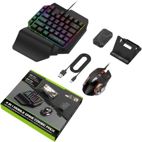 BCG Bluetooth Gaming Keyboard Mouse Combo for Smartphone - Image 3