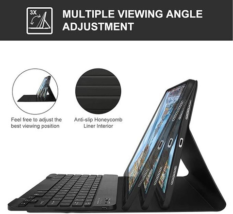 Proelite Keyboard case for iPad 5th/6th Gen Air 1/Air Pro