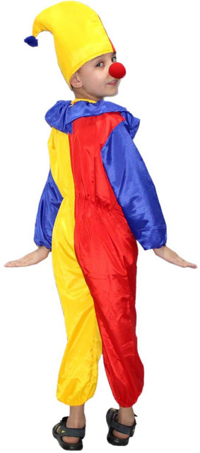 KAKU FANCY DRESSES Comic Joker Dress For Boys Girls, Annual