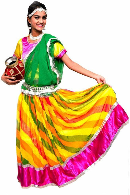 For Kids Name Of Rajasthani Dress ITSMYCOSTUME Rajasthani Girls Indian  State Fancy Dress For Kids