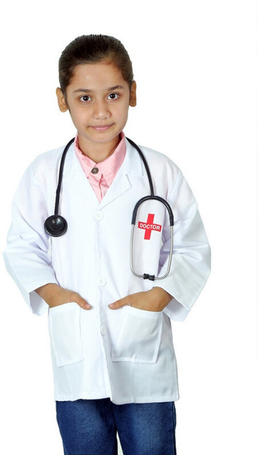 ORILACE Nurse Kids Costume Dress/Coat With Accessories For Little