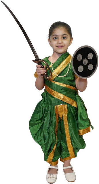 knee length dresses for ladies Alluri Sita Rama Raju Kids Fancy Dress Costume