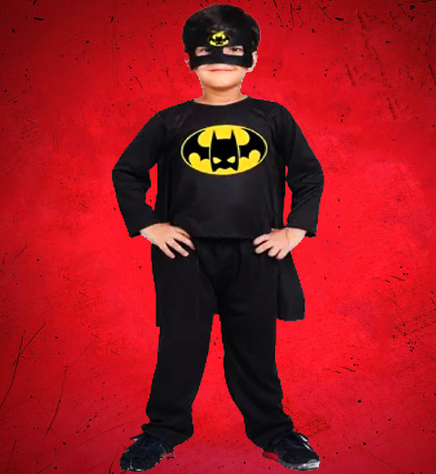 Fancy Steps Batman dress Kids Costume Wear