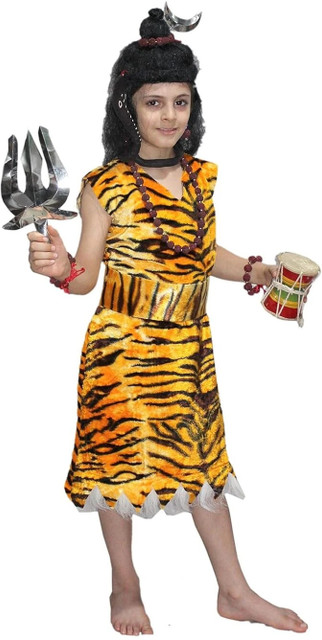 KAKU FANCY DRESSES Lord Shiv Costume For Boys, Bhagwan Bholenath