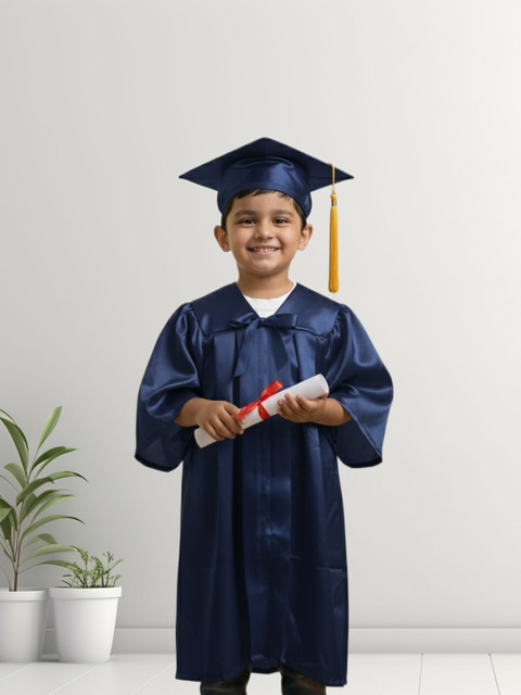slim fit dress slacks Preschool Kindergarten Kids Graduation Gowns and Caps with Colorful Tassels main image 0