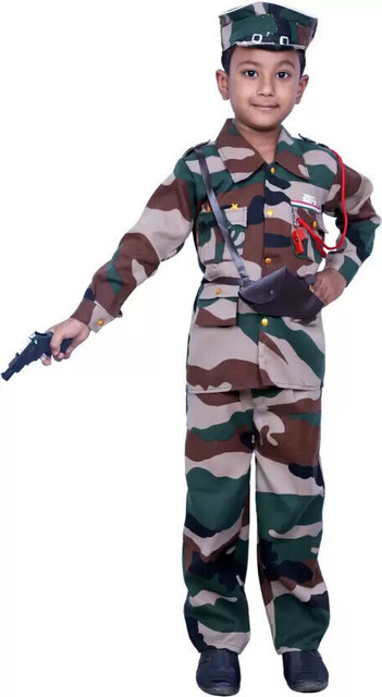 Shoppingpoint Army Dress Set - Uniform, Hat, and Accessories Kids Costume  Wear Price in India - Buy Shoppingpoint Army Dress Set