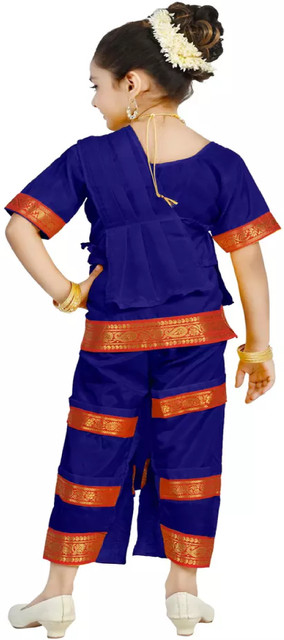 royal blue bharatanatyam dress Bharatnatyam Blue Sade Dance Costume