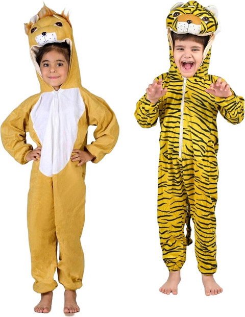 ORILACE Lion Tiger kids costume dress|wild animal|2 to years Kids  Costume Wear