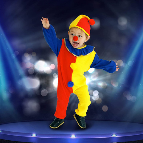 Fany Joker Dress for kids| Multicolor Dress| 2-8 years Kids Costume Wear