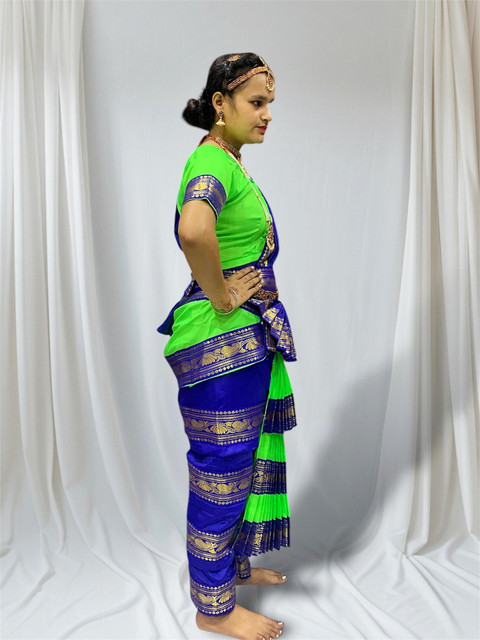TWINKLE TOTS Bharatanatyam Dance Dress For Girls Kids Costume Wear Price in  India - Buy TWINKLE TOTS Bharatanatyam Dance Dress For Girls Kids Costume  Wear online at Flipkart.com
