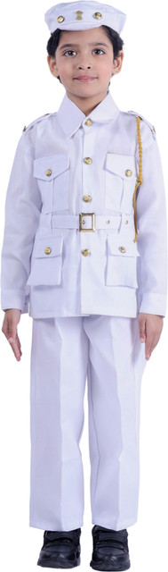 ITSMYCOSTUME Indian Navy Officer Profession Community Helper Kids