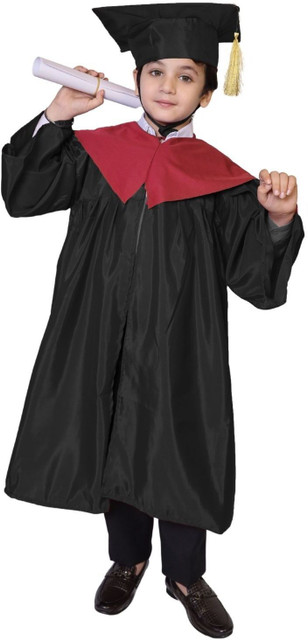 KAKU FANCY DRESSES Graduation Gown/Degree Gown Costume with Cap & Stole for  Convocation 15-16 Yrs Kids Costume Wear Price in India - Buy KAKU FANCY  DRESSES Graduation Gown/Degree Gown Costume with Cap