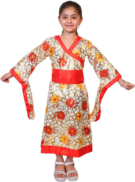 KAKU FANCY DRESSES Japanese Kimono Dress For Girls, Global Ethnic Costume  -Cream, 3-4 Years Kids Costume Wear Price in India - Buy KAKU FANCY DRESSES  Japanese Kimono Dress For Girls, Global Ethnic