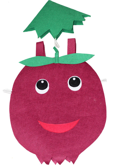 KAKU FANCY DRESSES Pomegranate Fruit Costume Cutout with Cap For