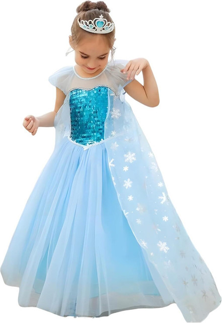 Macare Frozen Princess Elsa Kids Costume Wear Price in India Buy