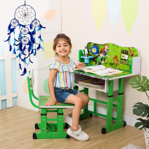 Plywood Child Study Table Chair PNASGL Disney Princess Adjustable