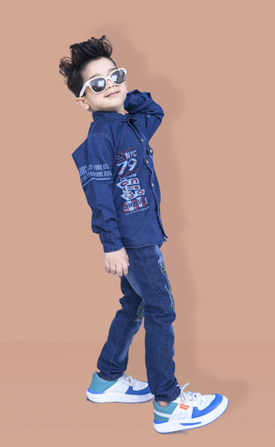 FNTMDRESS Boys Party(Festive) Jeans Shirt, Pant