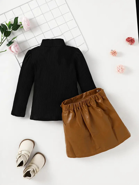 HIKUJ Baby Girls Party(Festive) Top Skirt