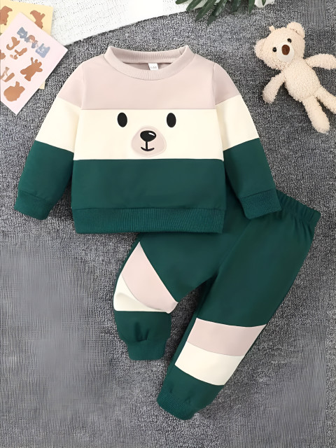 ELPIXIE FASHION Baby Boys Baby Girls Casual T-shirt Track Pants