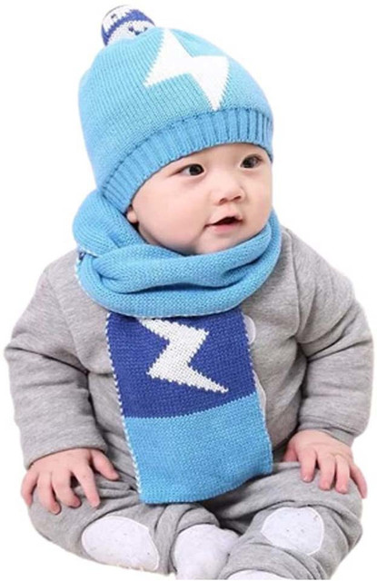 New Arihant Traders Baby Boys Baby Girls Casual Cap Muffler