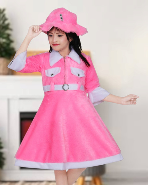 Mausam Mahek Girls Midi/Knee Length Party Dress