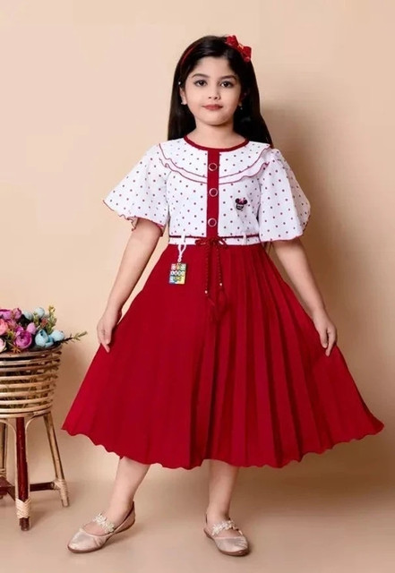 Mytex Baby Girls Midi/Knee Length Casual Dress