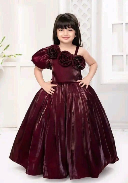STAJMINADRESSES Baby Girls Maxi/Full Length Party Dress Price in