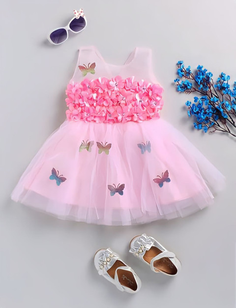 AAYAT FASHION Baby Girls Midi/Knee Length Casual Dress Price