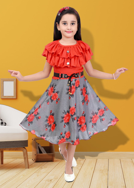 strapless open back dress Girls Casual Dress Girls Comfortable Dress – marryshe main image 1