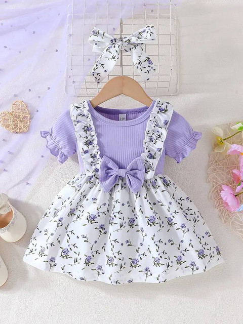 RENEWAL STORE Baby Girls Midi/Knee Length Casual Dress Price in