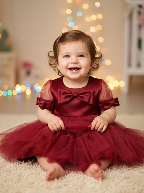 sachin and babi light blue dress Zunie 18-24 Months