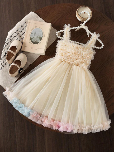 FLORA Baby Girls Midi/Knee Length Festive/Wedding Dress Price in