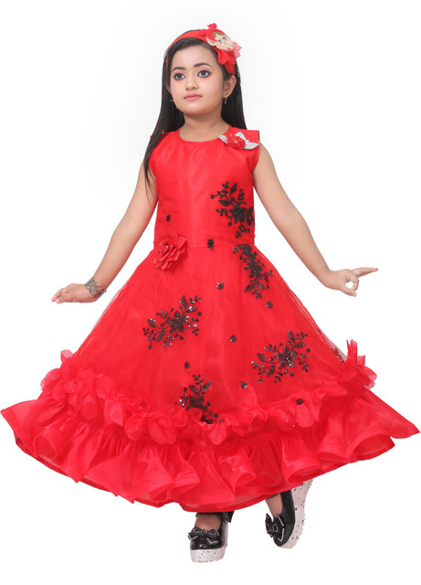DS DRESSES Baby Girls Maxi/Full Length Party Dress