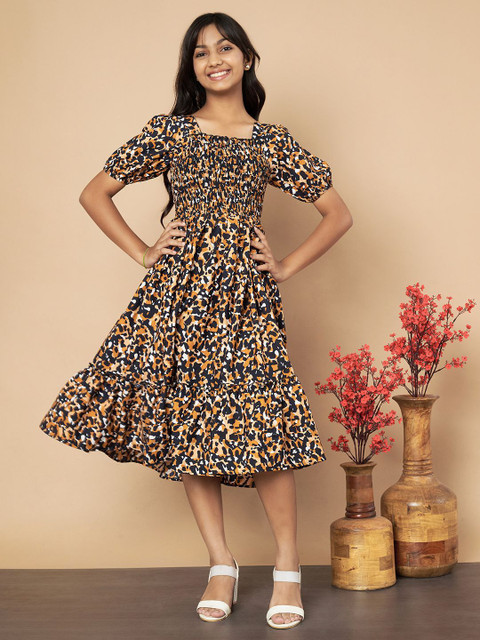 ZWERLON Indi Girls Below Knee Casual Dress Price in India - Buy ZWERLON  Indi Girls Below Knee Casual Dress online at Flipkart.com
