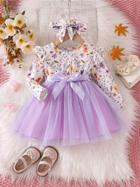 RENEWAL STORE Baby Girls Midi/Knee Length Party Dress Price in