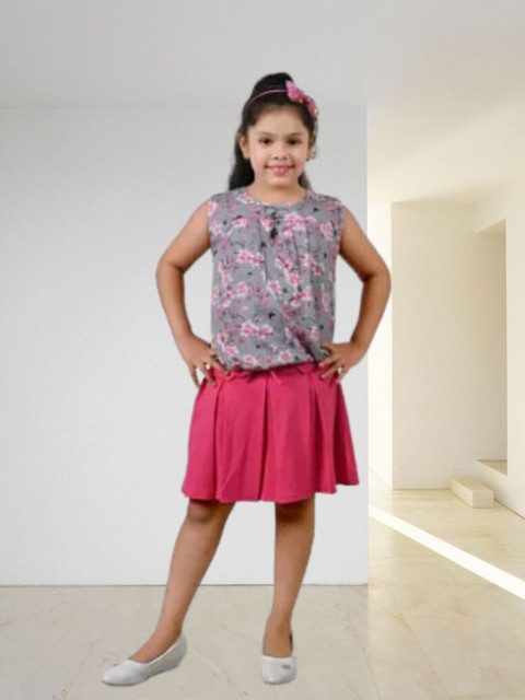 NEYSA Girls Midi/Knee Length Casual Dress