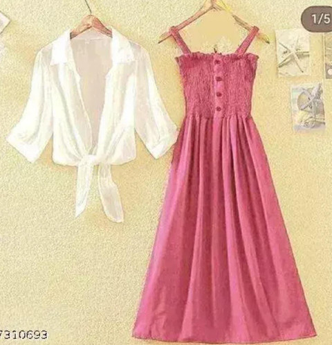 KIRMANI Girls Maxi/Full Length Party Dress Price in India Buy