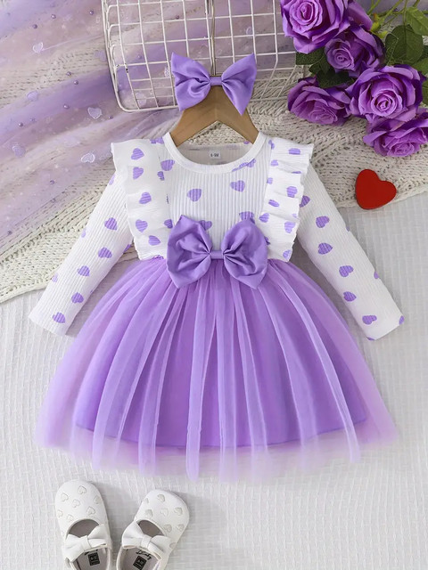 EVOSEL Baby Girls Midi/Knee Length Party Dress Price in India