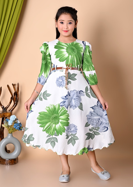 SFC FASHION Girls Maxi/Full Length Casual Dress Price in India - Buy SFC  FASHION Girls Maxi/Full Length Casual Dress online at Flipkart.com