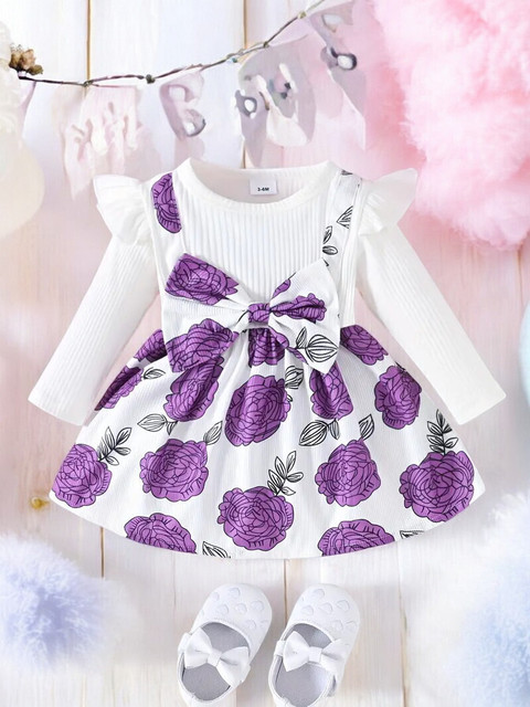 FIERTE Girls Maxi/Full Length Festive/Wedding Dress